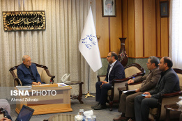 دیدار مدیرعامل خبرگزاری دانشجویان ایران و رئیس جهاددانشگاهی قم با استاندار قم