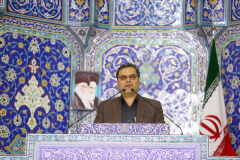سخنرانی رئیس جهاددانشگاهی واحد استان قم پیش از خطبه های نماز جمعه