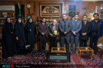 اعضای جهاد دانشگاهی قم با پدر شعر آیینی ایران دیدار کردند