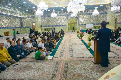 آیین غبارروبی نمادین بارگاه ملکوتی حضرت معصومه سلام الله علیها، به مناسبت ولادت حضرت فاطمه معصومه سلام الله علیها؛