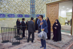 آیین غبارروبی نمادین بارگاه ملکوتی حضرت معصومه سلام الله علیها، به مناسبت ولادت حضرت فاطمه معصومه سلام الله علیها؛