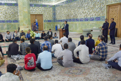 آیین غبارروبی نمادین بارگاه ملکوتی حضرت معصومه سلام الله علیها، به مناسبت ولادت حضرت فاطمه معصومه سلام الله علیها؛