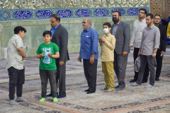 آیین غبارروبی نمادین بارگاه ملکوتی حضرت معصومه سلام الله علیها، به مناسبت ولادت حضرت فاطمه معصومه سلام الله علیها؛