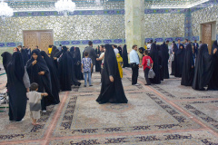 آیین غبارروبی نمادین بارگاه ملکوتی حضرت معصومه سلام الله علیها، به مناسبت ولادت حضرت فاطمه معصومه سلام الله علیها؛