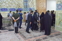 آیین غبارروبی نمادین بارگاه ملکوتی حضرت معصومه سلام الله علیها، به مناسبت ولادت حضرت فاطمه معصومه سلام الله علیها؛