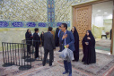 آیین غبارروبی نمادین بارگاه ملکوتی حضرت معصومه سلام الله علیها برگزار شد