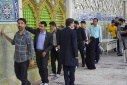 آیین غبارروبی نمادین بارگاه ملکوتی حضرت معصومه سلام الله علیها برگزار شد