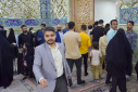 آیین غبارروبی نمادین بارگاه ملکوتی حضرت معصومه سلام الله علیها برگزار شد
