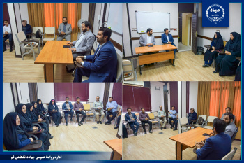 برگزاری نشست صمیمی رئیس جهاددانشگاهی استان قم، با اعضاء معاونت آموزش و کارآفرینی