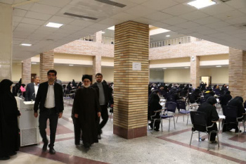 آزمون کادر اداری قوه قضاییه در قم برگزار شد